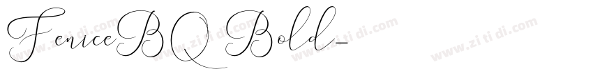 FeniceBQ Bold字体转换